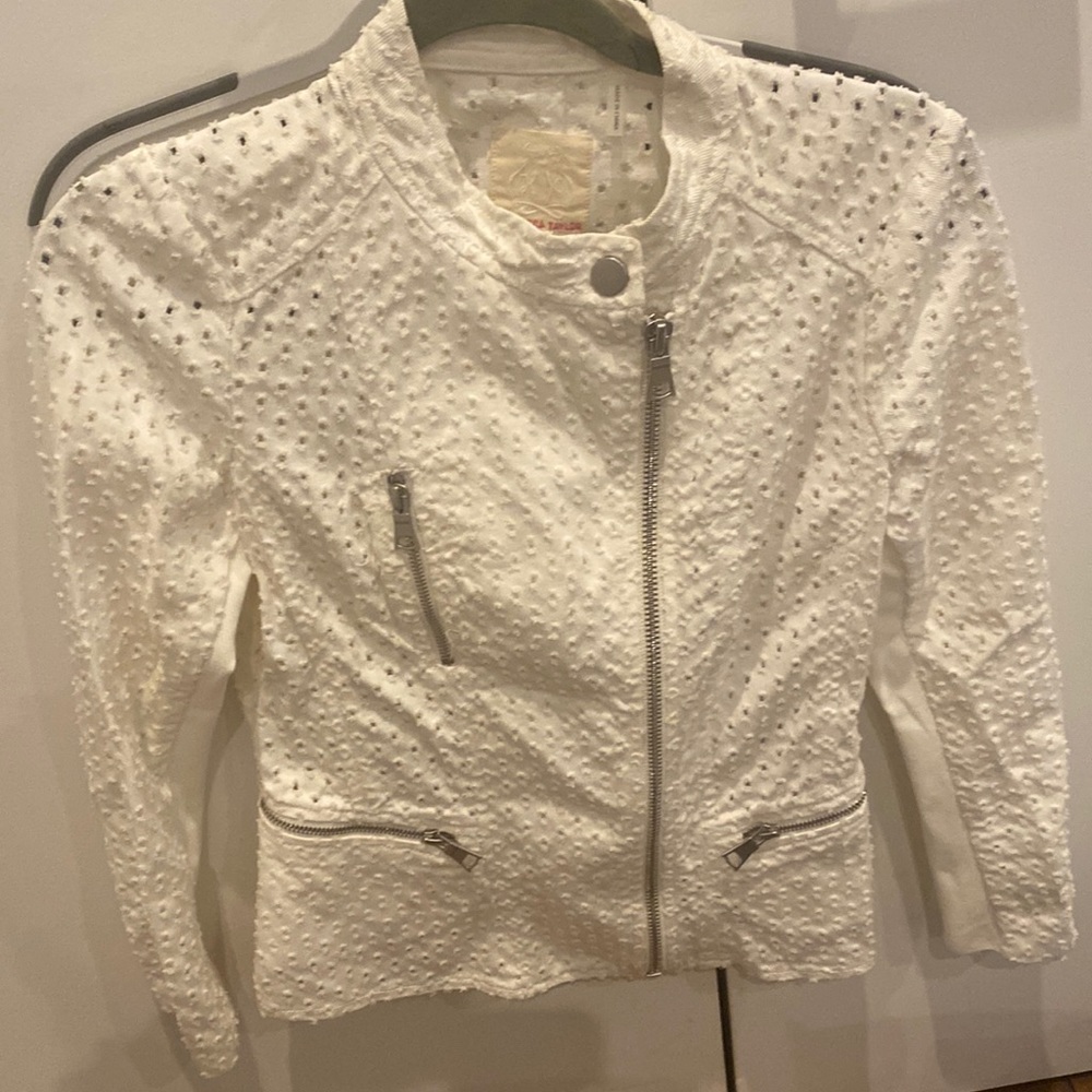 Rebecca Taylor Tweed Pattern Jacket